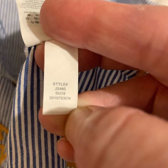 Madewell Star Embroidered Striped Button-Down Top - Picture 12 of 12